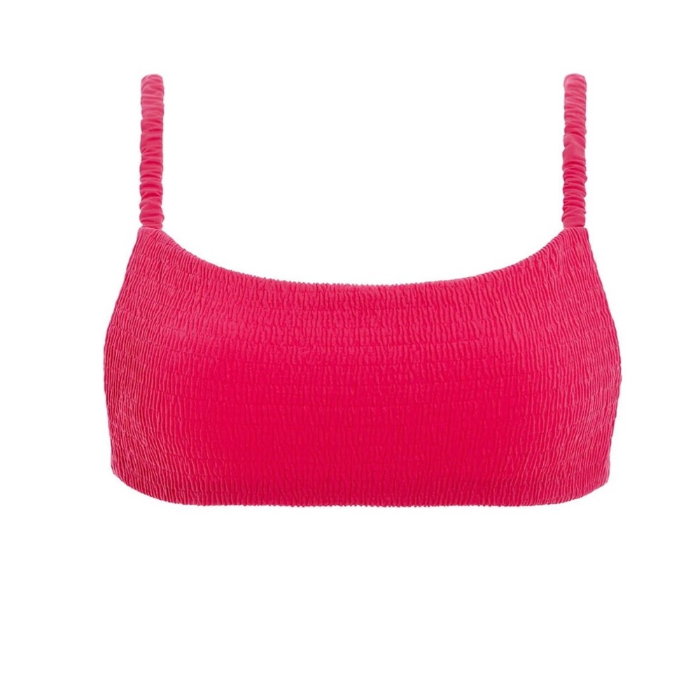 Agua Bendita Hot Pink Bikini Top